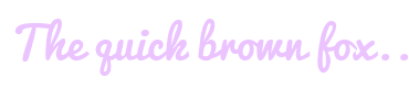 Image with Font Color EBC3FF and Background Color FFFFFF